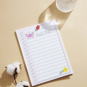 Post-it® Nice Pink licorne & arc-en-ciel étoile de tournage