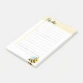 Post-it® Nid d'abeilles jaune mignon d'abeille de miel de (Incliné)
