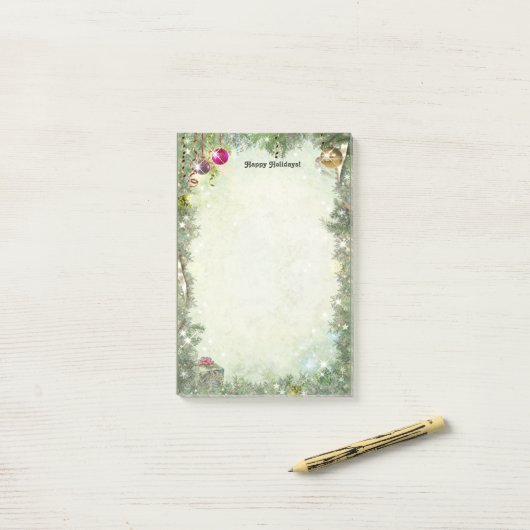 Post-it® Noël (Sur un bureau)