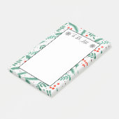 Post-it® Noël Boughs À feuillage persistant Holly Berry À f (Incliné)
