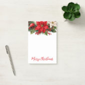 Post-it® Noël de Poinsettias (Bureau)