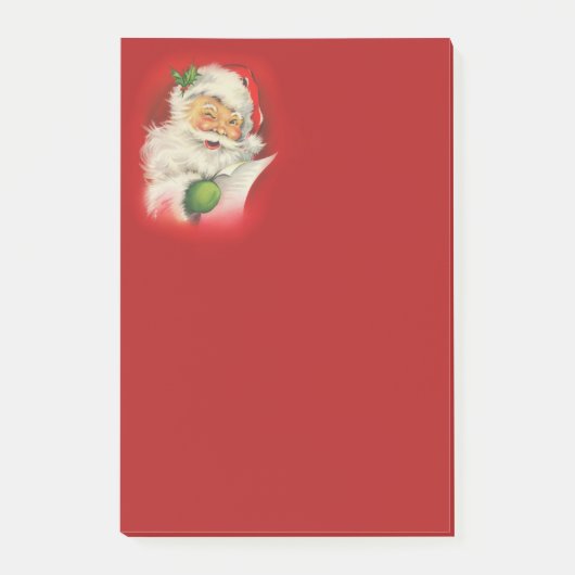 Post-it® Noël du Père Noël vintage (Devant)