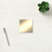 Post-it® Noël, Faux Gold Snowflakes Personnalisé (Bureau)