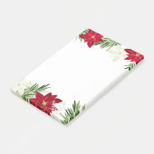 Post-it® Noël hiver Rouge Bold Poinsettia (Incliné)