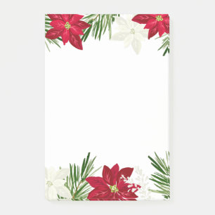 Post-it® Noël hiver Rouge Bold Poinsettia