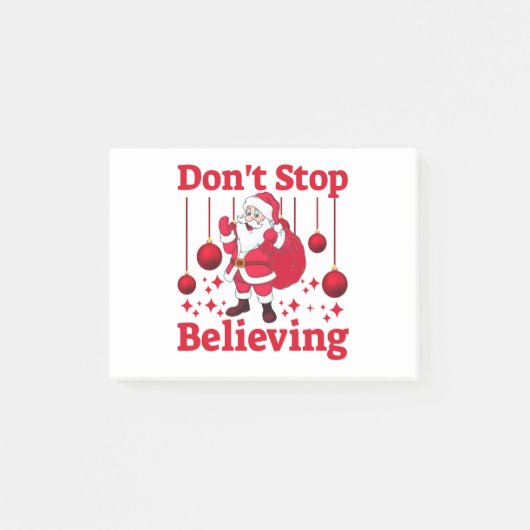 Post-it® Noël Le Père Noël croit (Devant)