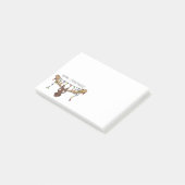 Post-it® Noël Moose Cute Amusant Animal de Noël (Incliné)