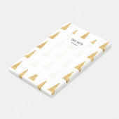Post-it® Noël or (Incliné)