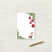 Post-it® Noël Père Noël (Sur un bureau)