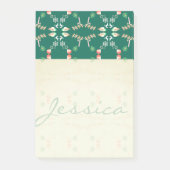 Post-it® Noël Père Noël Reindeer avec nom (Devant)