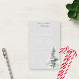 Post-it® Noël personnalisable liste de tâches Notes