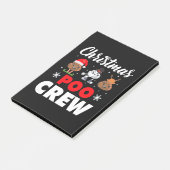 Post-it® Noël Poo Crew vacances amusant Noël Emoji (Incliné)