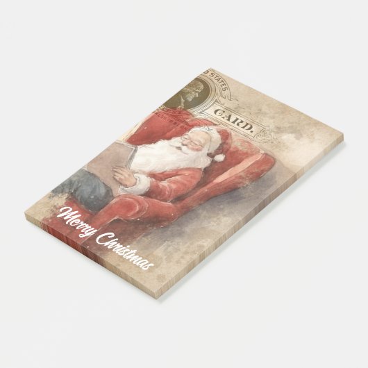 Post-it® Noël rétro Père Noël (Incliné)