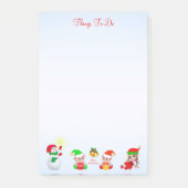 Post-it® Noël Snowman & Elves Que Faire Post-it Pas (Devant)