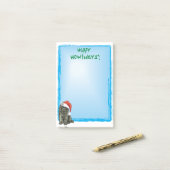 Post-it® Noël Terre-Neuve (Sur un bureau)