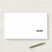 Post-it® noir de base (Sur un bureau)