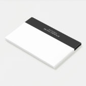 Post-it® Noir et blanc professionnel (Incliné)