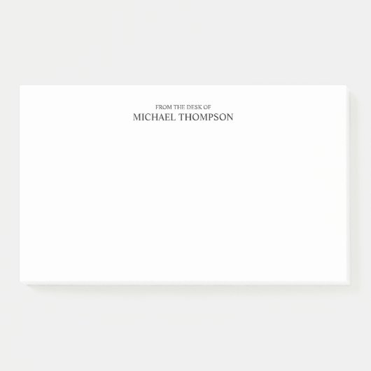Post-it® Noir et blanc professionnel (Devant)