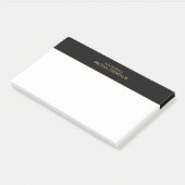 Post-it® Noir et or professionnel (Incliné)