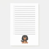 Post-it® Noir et Tan Cavalier King Charles Spaniel     (Devant)