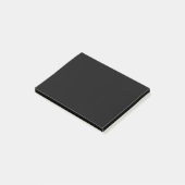 Post-it® Noir fou (Noir le plus foncé) PERSONNALISABLE (Incliné)