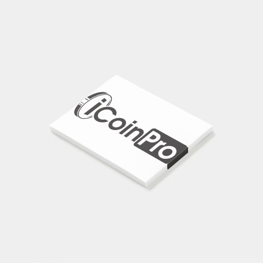 Post-it® Noir iCoinProLogo (Incliné)