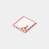 Post-it® Noisette de Noël Holiday Red Plat (Incliné)