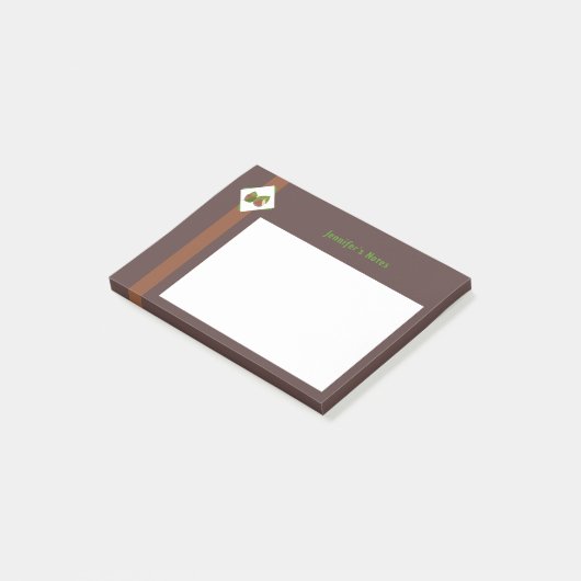 Post-it® Noisettes et Brown (Incliné)