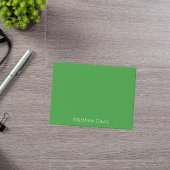 Post-it® Nom blanc vert de forêt
