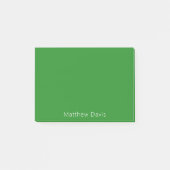 Post-it® Nom blanc vert de forêt (Devant)