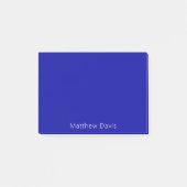 Post-it® Nom bleu marine (Devant)