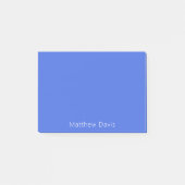 Post-it® Nom bleu royal (Devant)