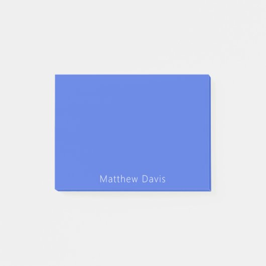 Post-it® Nom bleu royal (Devant)