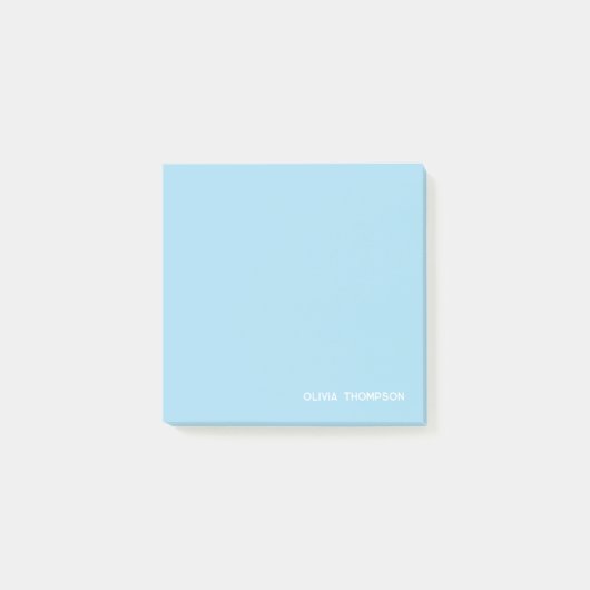 Post-it® Nom Bleu Sticky (Devant)