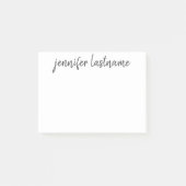 Post-it® Nom de base - Peut modifier la couleur et la polic (Devant)