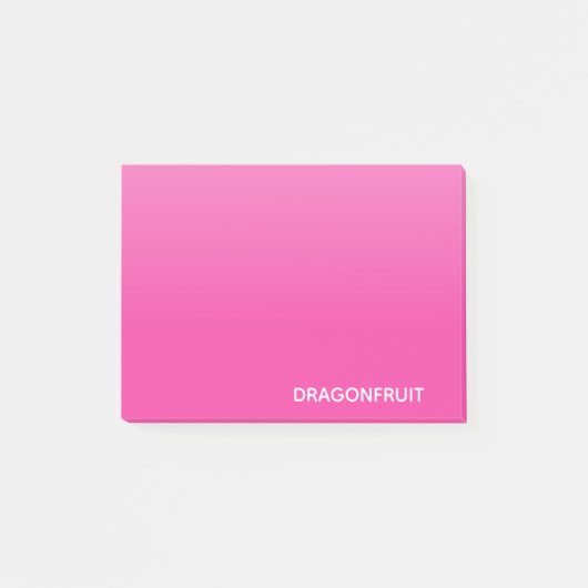 Post-it® nom de couleur rose dragonfruit (Devant)