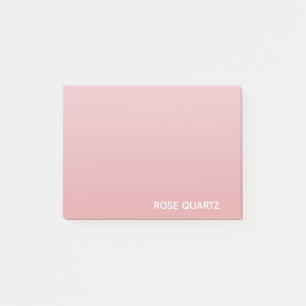 Post-it® Nom de couleur rose quartz rose