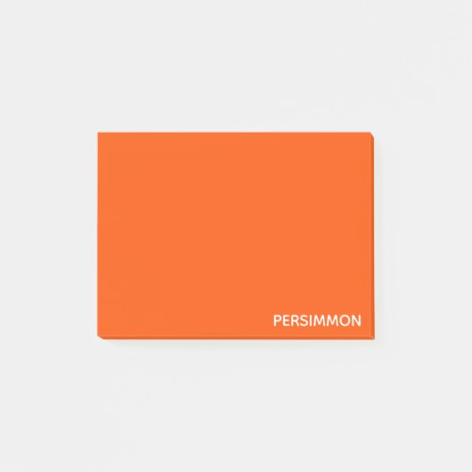 Post-it® Nom de couleur rouge persimon (Devant)