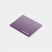 Post-it® nom de couleur violet Blue John (Incliné)