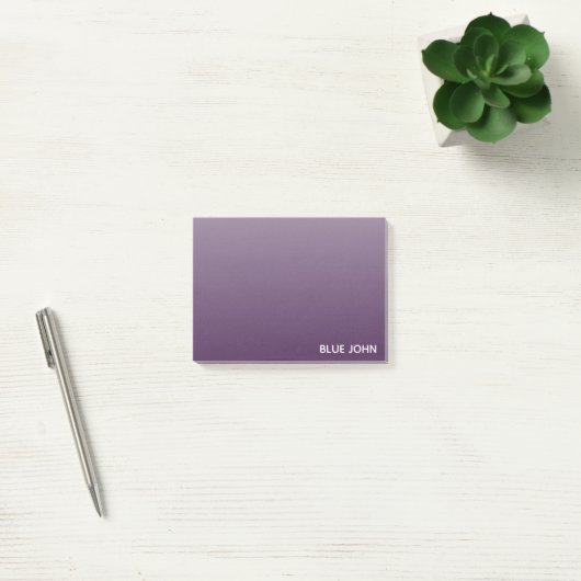 Post-it® Nom de la couleur violette de Blue John (Bureau)