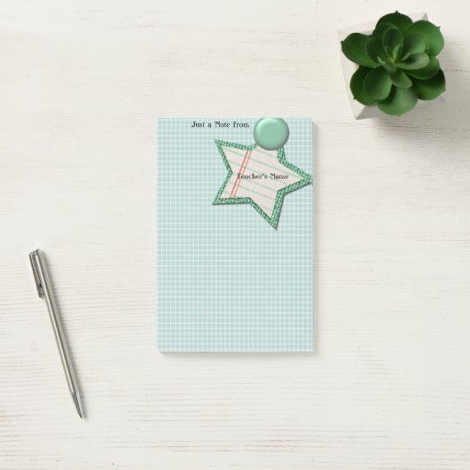 Post-it® Nom de l'enseignant (Bureau)