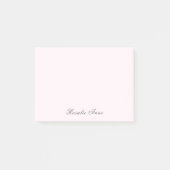 Post-it® Nom de script rose personnalisé (Devant)