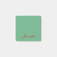 Nom de script rouge vert personnalisé