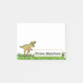 Post-it® Nom de T-Rex dinosaure personnalisé (Devant)