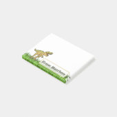 Post-it® Nom de T-Rex dinosaure personnalisé (Incliné)