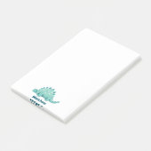 Post-it® Nom des enfants dinosaures (Incliné)