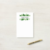 Post-it® Nom des Feuilles tropicaux (Sur un bureau)