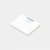 Post-it® Nom d'ombre cool notes bleues (Incliné)