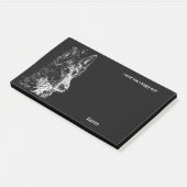 Post-it® Nom du chien d'art Abstrait Sheepdog belge (Incliné)