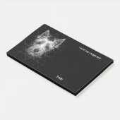 Post-it® Nom du chien d'art Abstrait Terrier australien (Incliné)